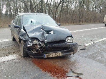 Accident rutier GRAV în drum spre Valu: un spaniol s-a răsturnat cu maşina!